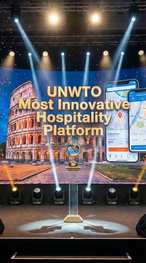 UNWTO award — Most Innovative Hospitality Platform